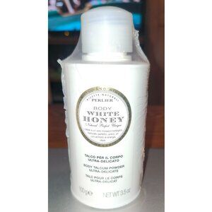 2X Perlier White Honey Body Talcum Powder Ultra-Delicate from Italy 3.5 oz